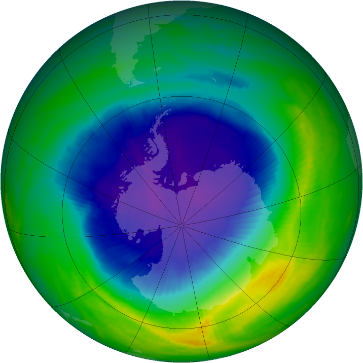 Ozone Map 1991-10-17